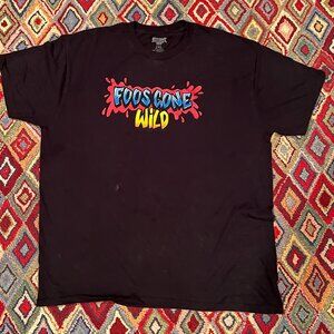 Fools Gone Wild Black Graphic Tee - Size XXL